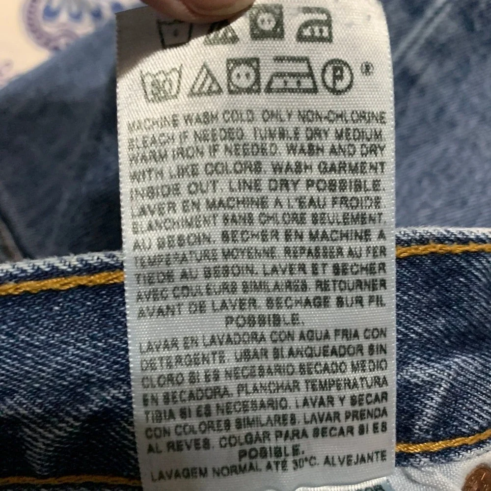 Vintage Levi's 501 XX Jeans Mens 38x32 Blue‎ Denim Button Fly Classic Fit